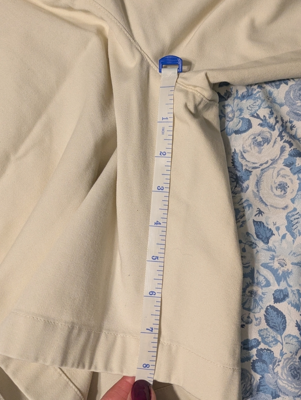 L.L. Bean Women's Bermuda Shorts - Navy and Khaki - Picture 6 of 11